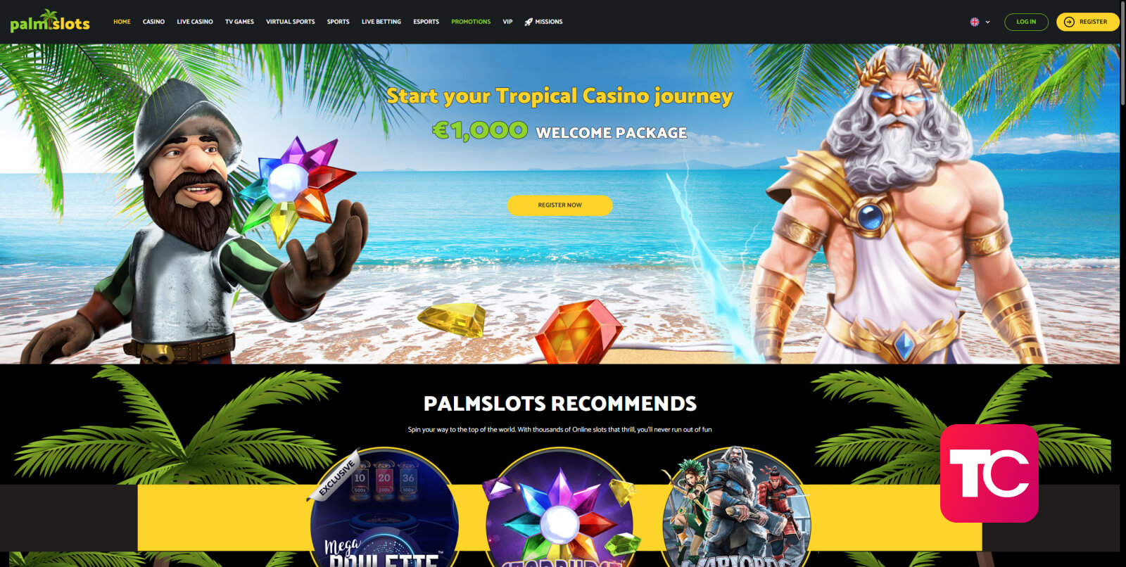 palmslots casino review topcasinos