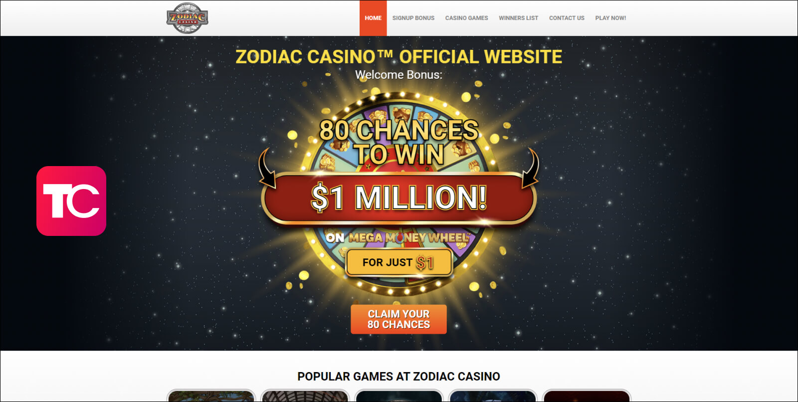 zodiac casino review topcasinos