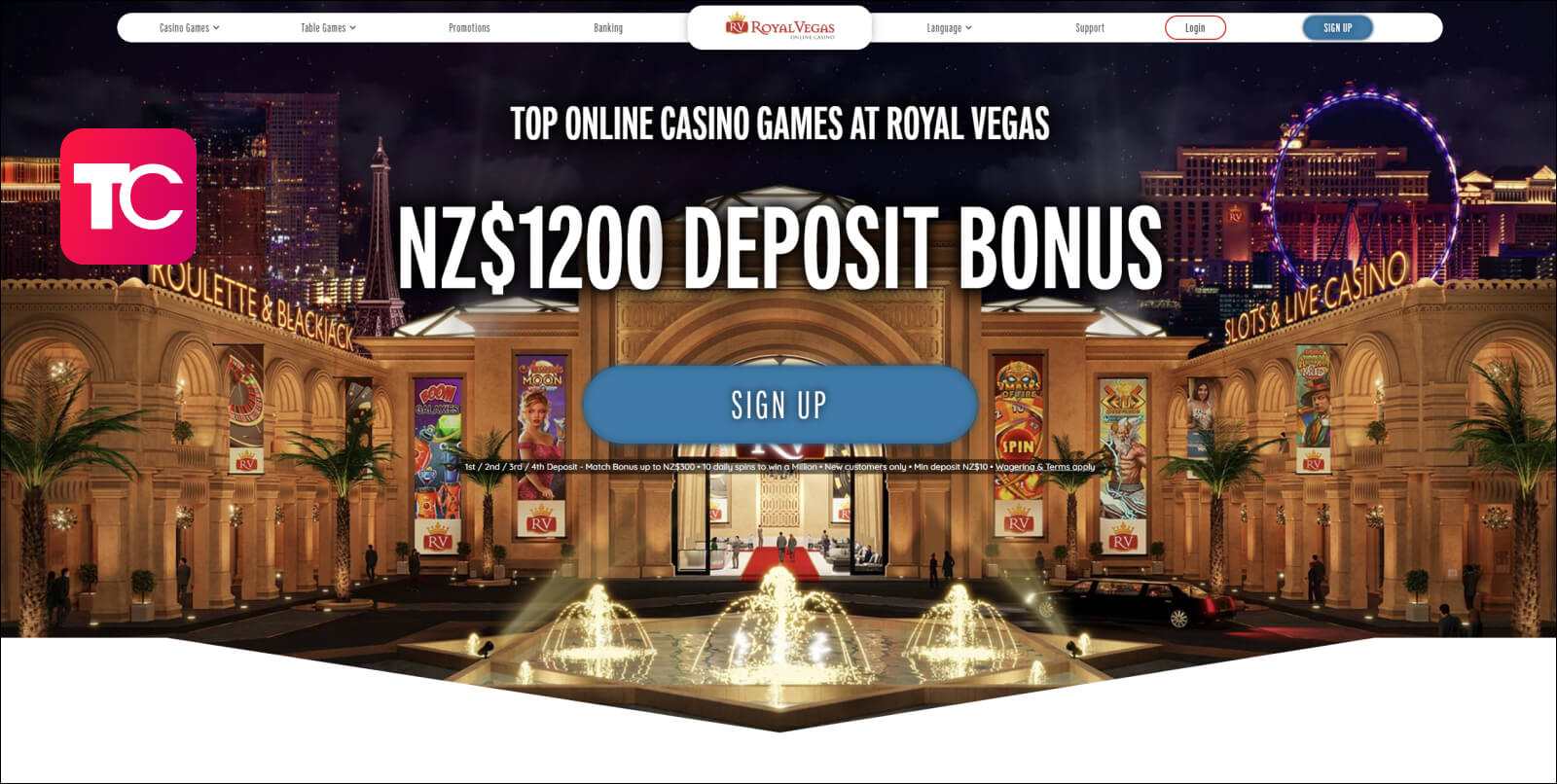 royal vegas casino review topcasinos
